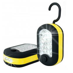 2PACK 27 LED Work Light Hook Flashlight with Magnet and 2 Light Modes