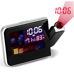 Digital LED Display Weather Station Projection 

Alarm Clock temperature humidity
