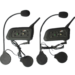 2×BT Interphone Bluetooth Motorcycle Helmet Multi Intercom headset 6 Riders
