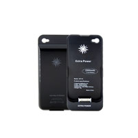 Extra power 2350mAh batterie externe rechargeable pour iPhone 4(noir)