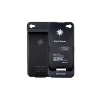Extra power 2350mAh batterie externe rechargeable pour iPhone 4(noir )