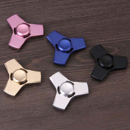 Tri Fidget Finger Fingertip Gyro Desk Toy EDC Kids Adult