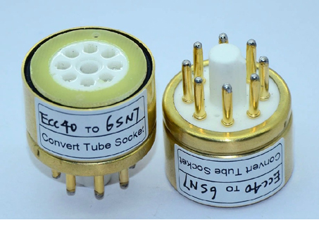 1PC ECC40 TO 6SN7 8Pin to 8Pin Vacuum Tube Convert Socket Adapter