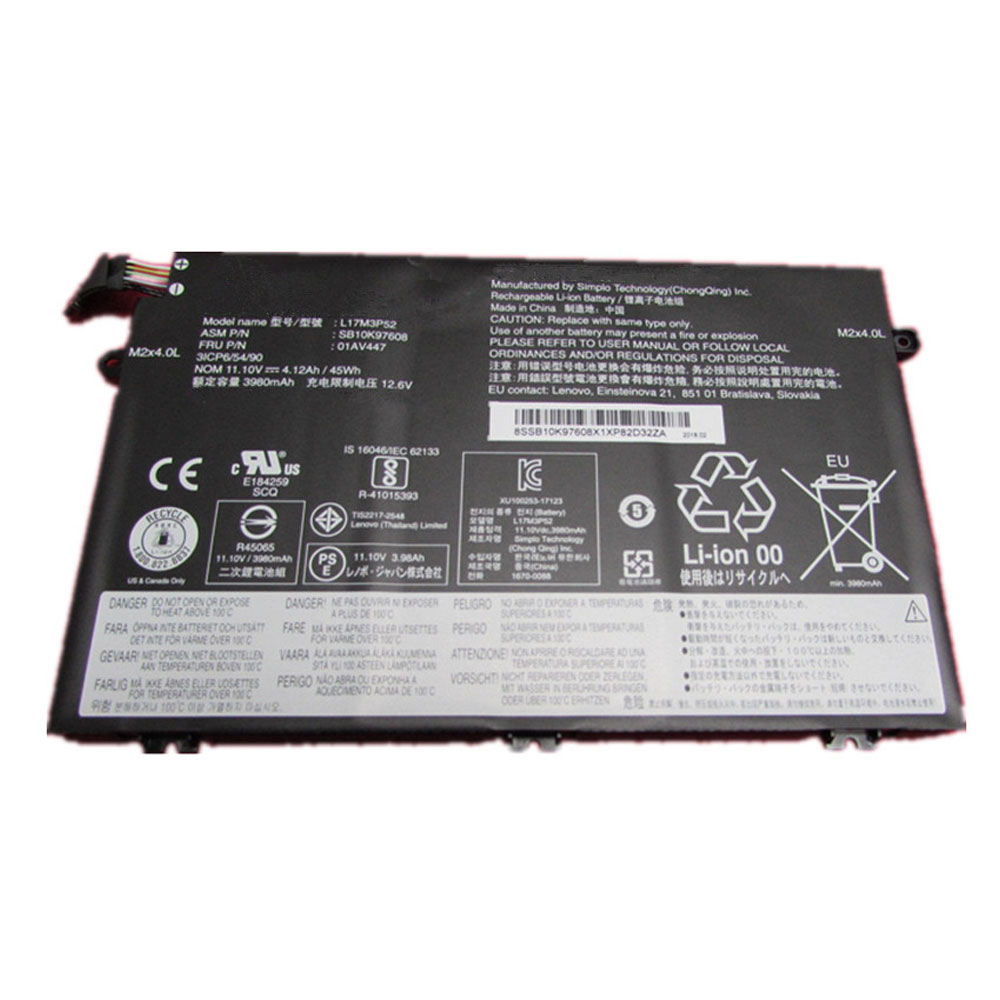 L17M3P52 battery