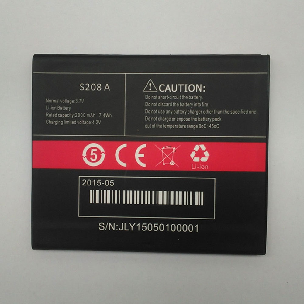 Cubot S208A batteries