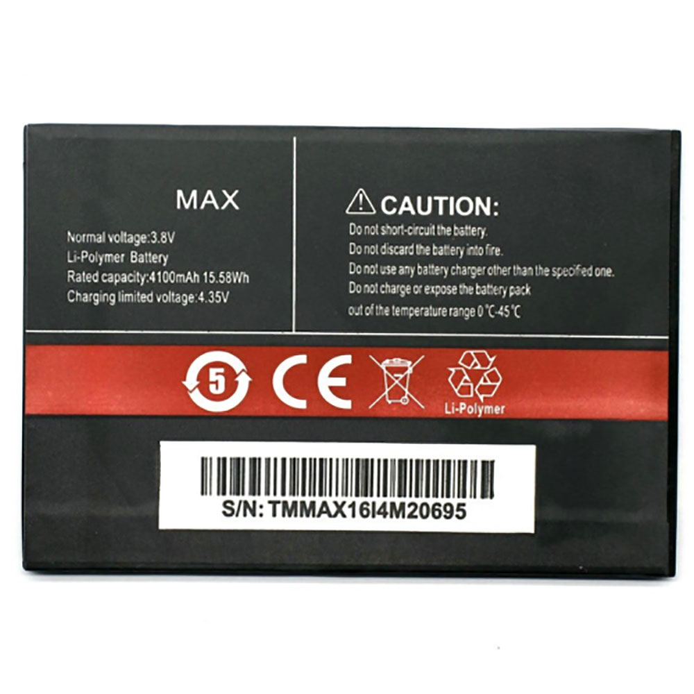 Cubot MAX batteries