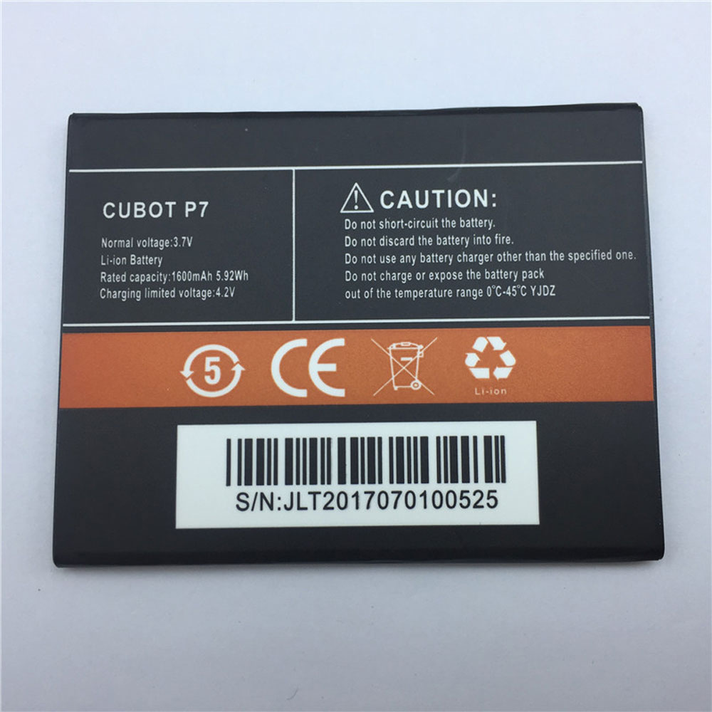 Cubot P7 batteries