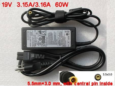 19V 3.16A Power Charger adapter