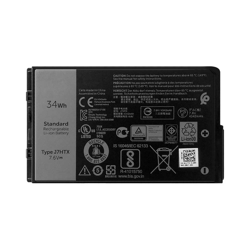 Dell J7HTX batteries