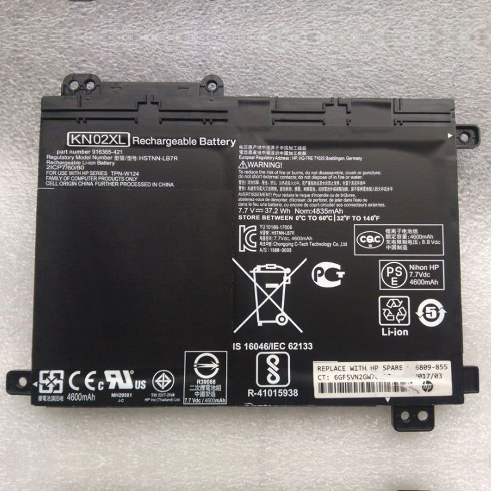 KN02XL battery