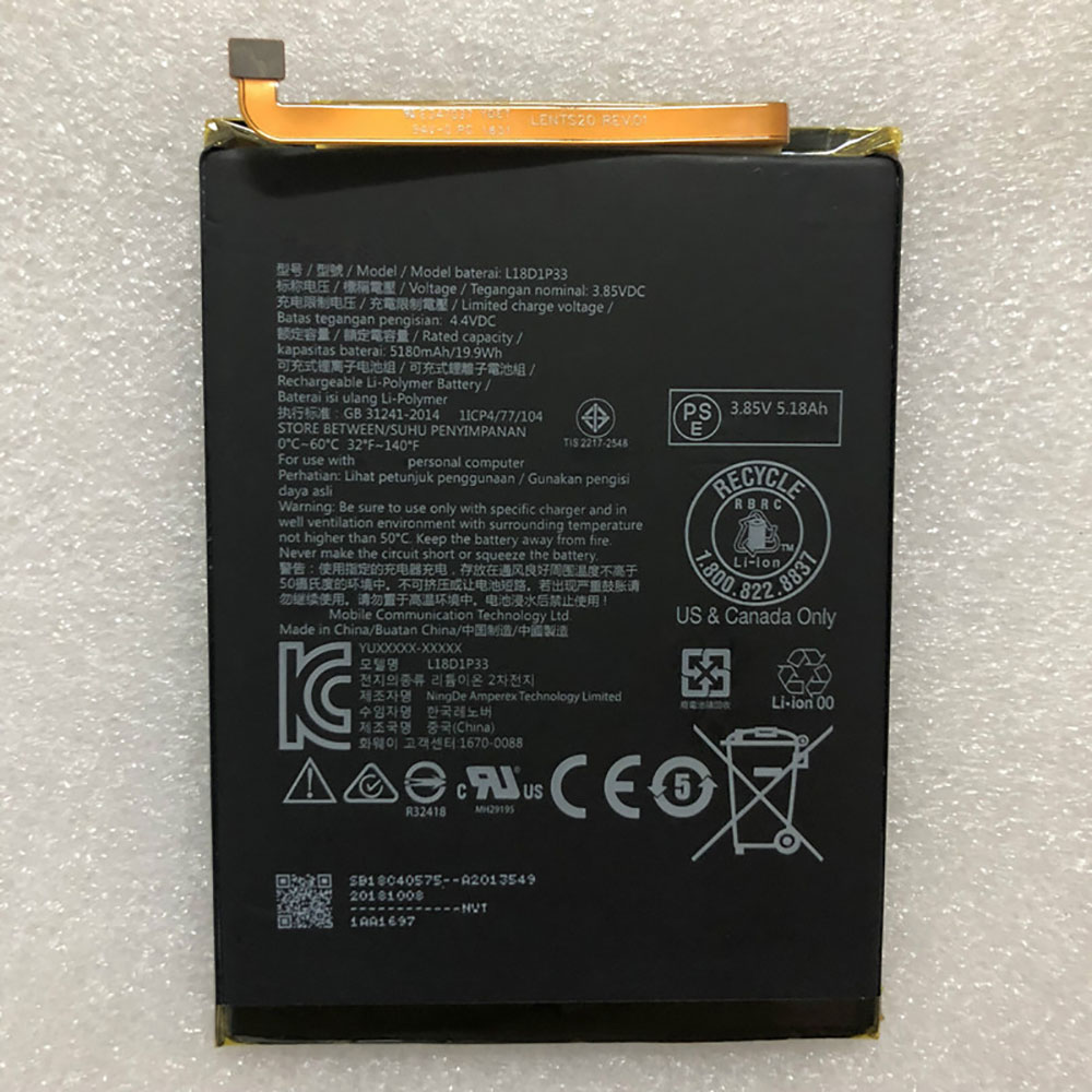 L18D1P33 battery