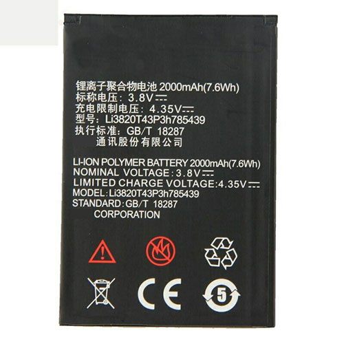 ZTE LI3820T43P3H785439 batteries
