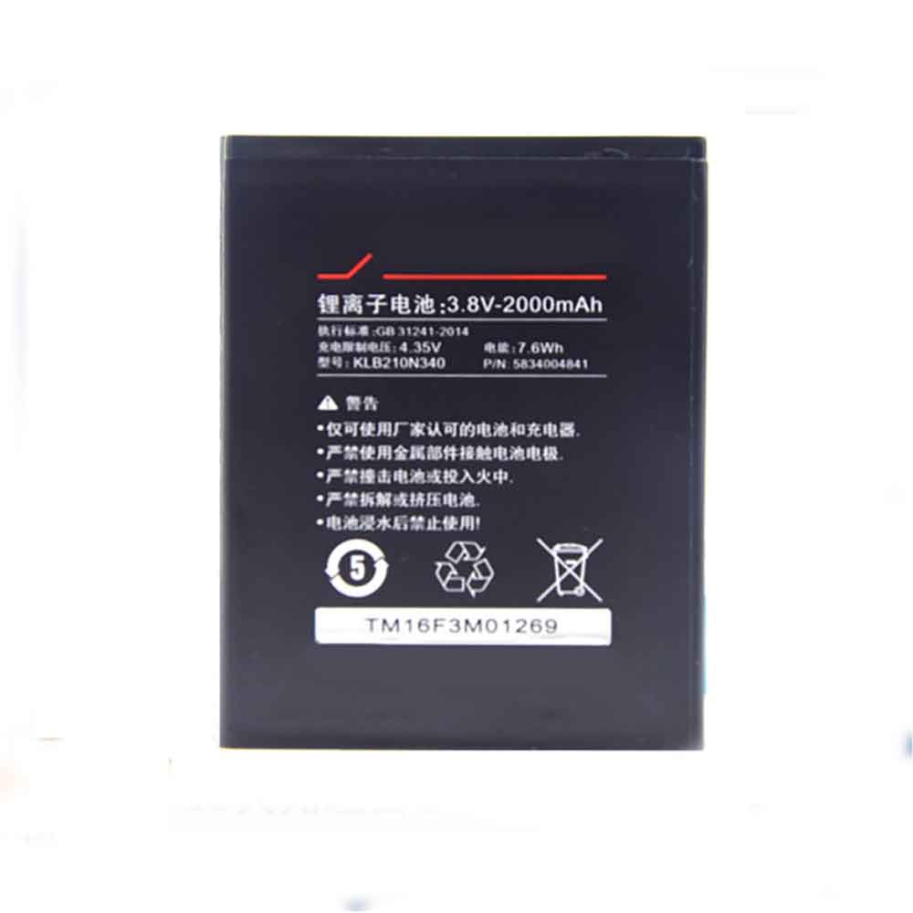 Konka KLB210N340 batteries