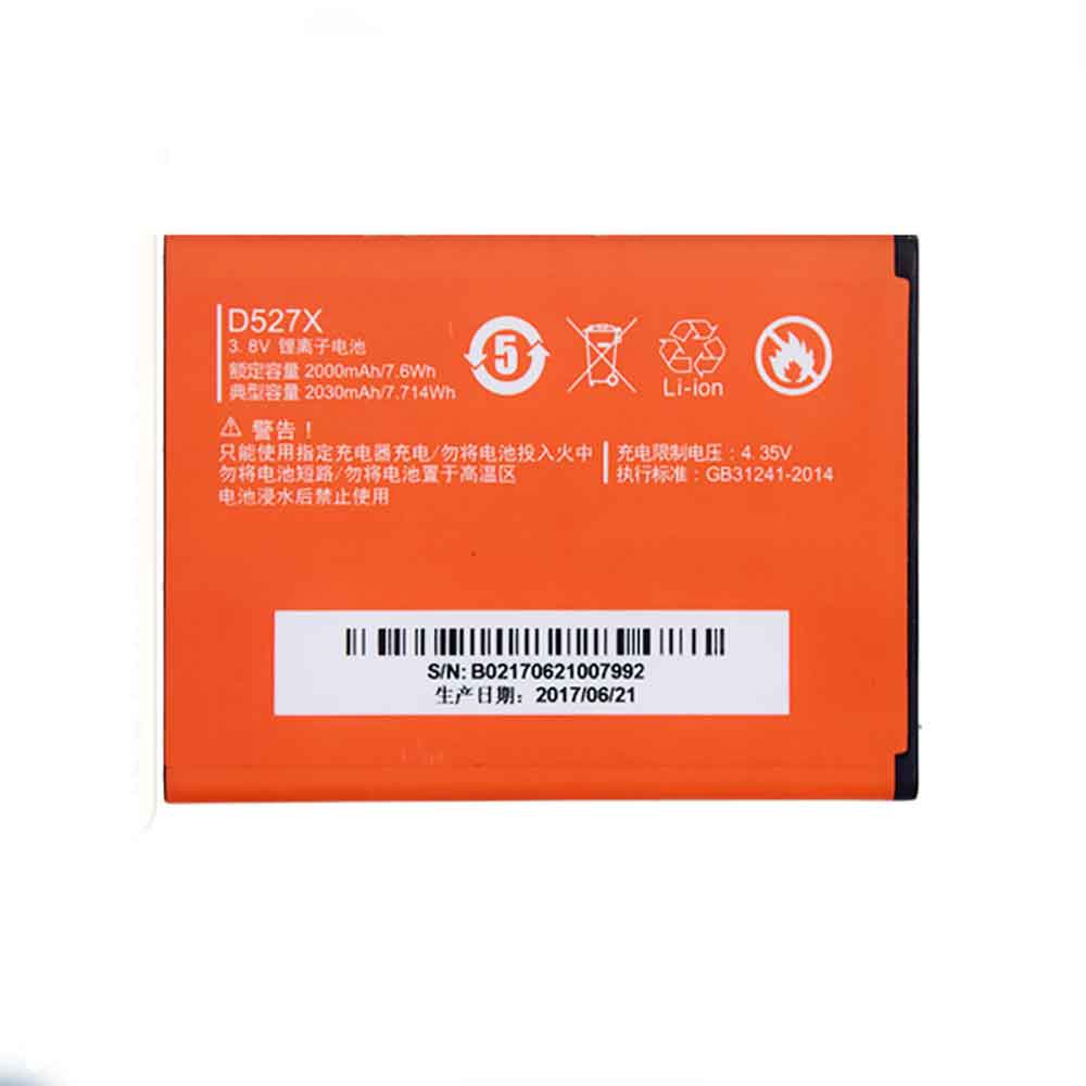 D527X battery