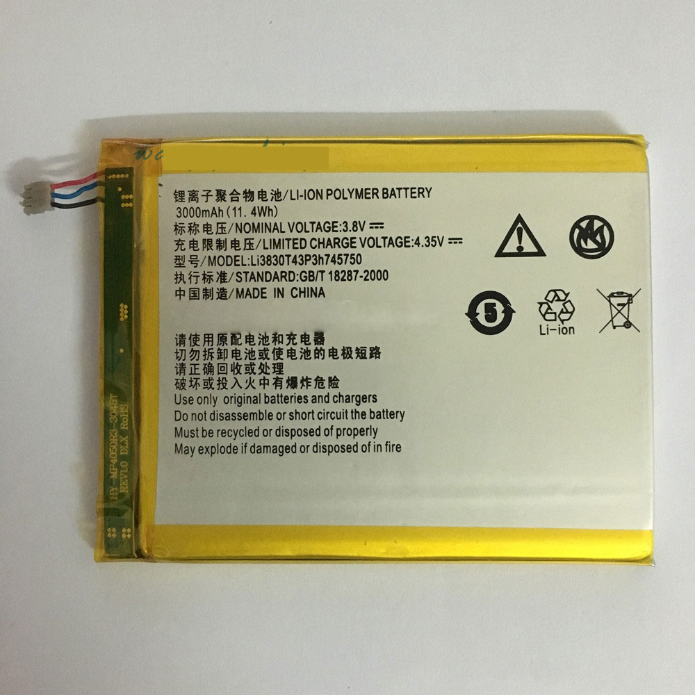 ZTE Li3830T43P3h745750 batteries