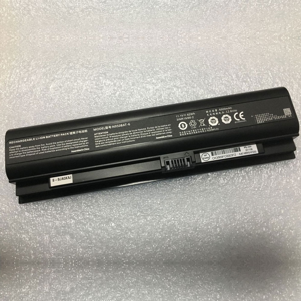 Clevo N950BAT-6 batteries