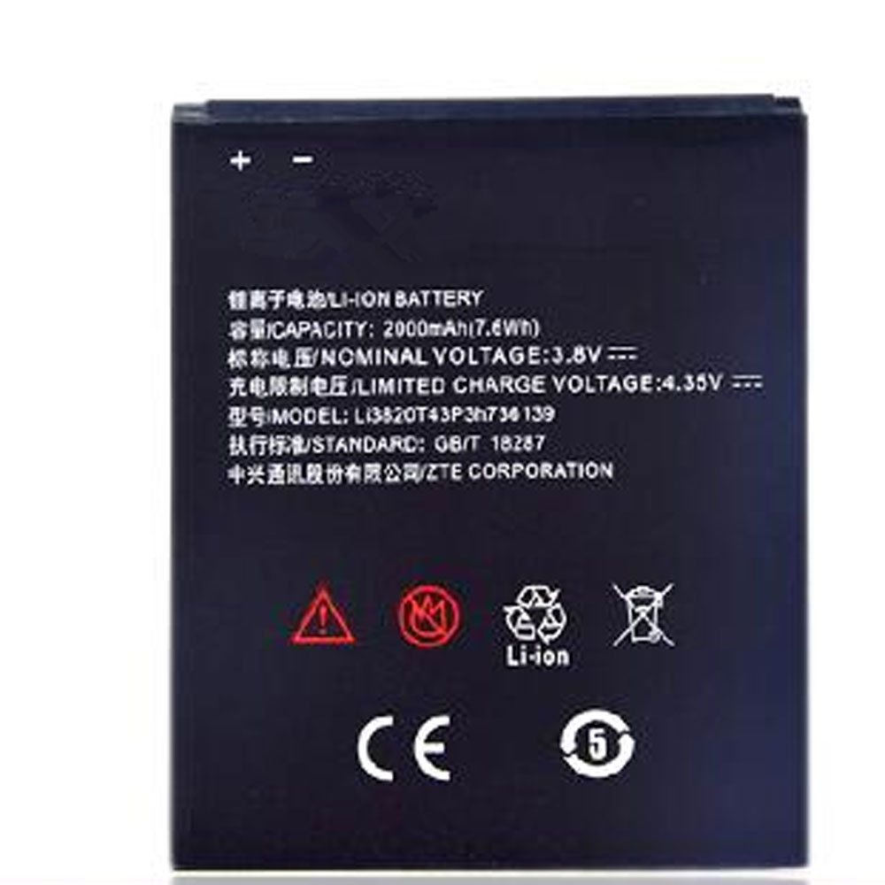 ZTE Li3820T43P3h736139 batteries