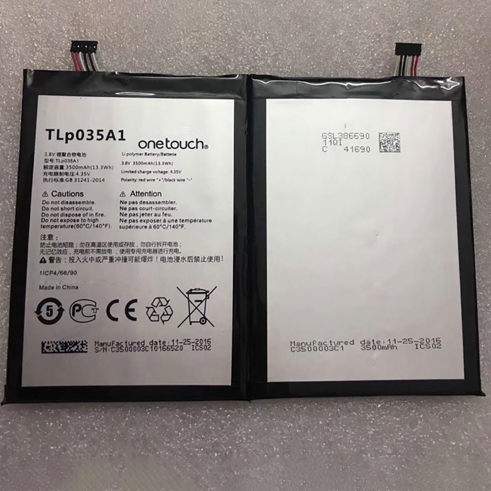Alcatel TLP035A1 batteries