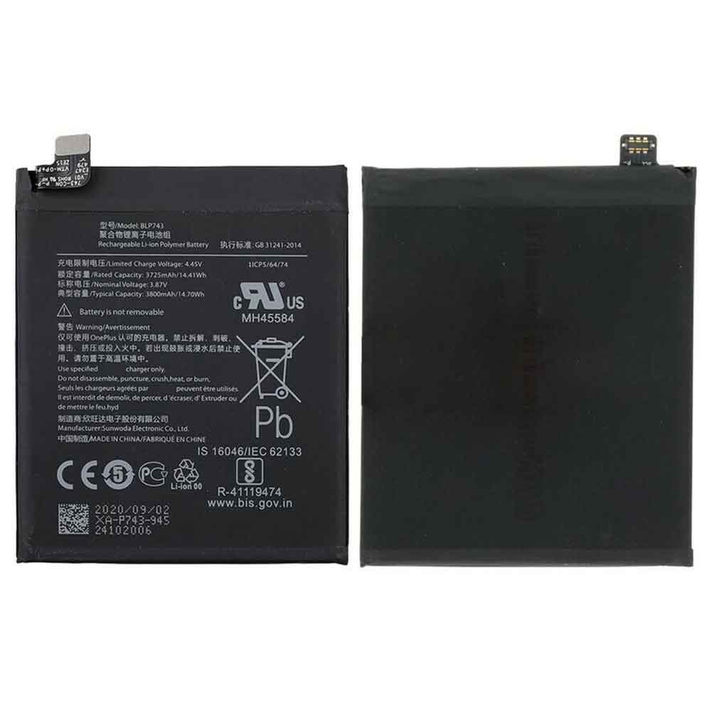 OnePlus BLP743 batteries