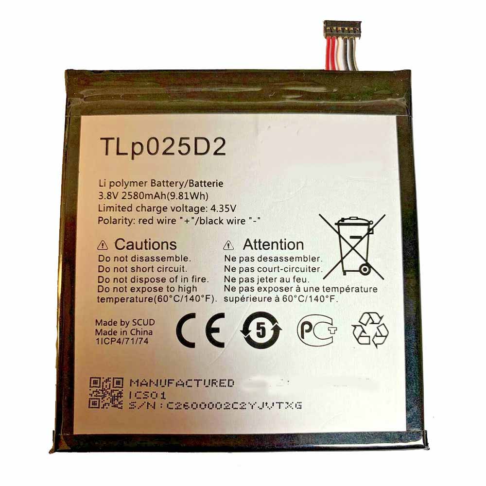 TLp025D2 battery