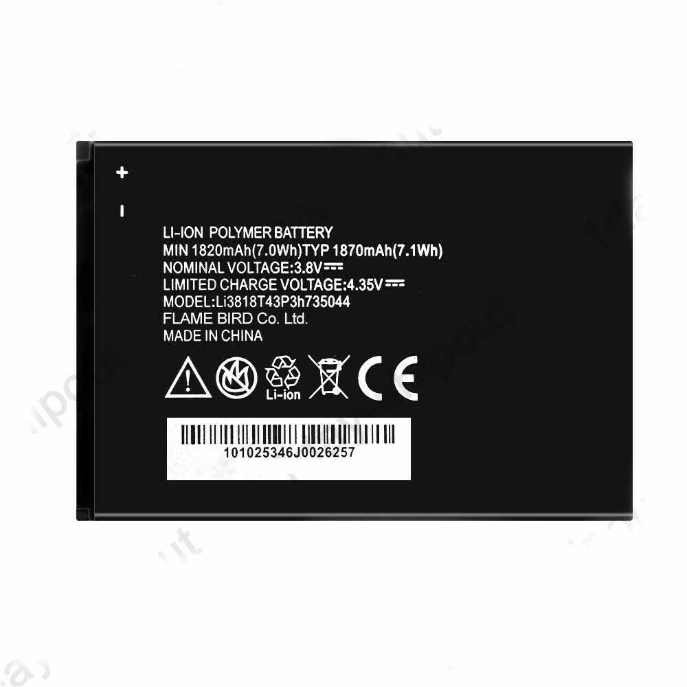 ZTE Li3818T43P3h735044 batteries